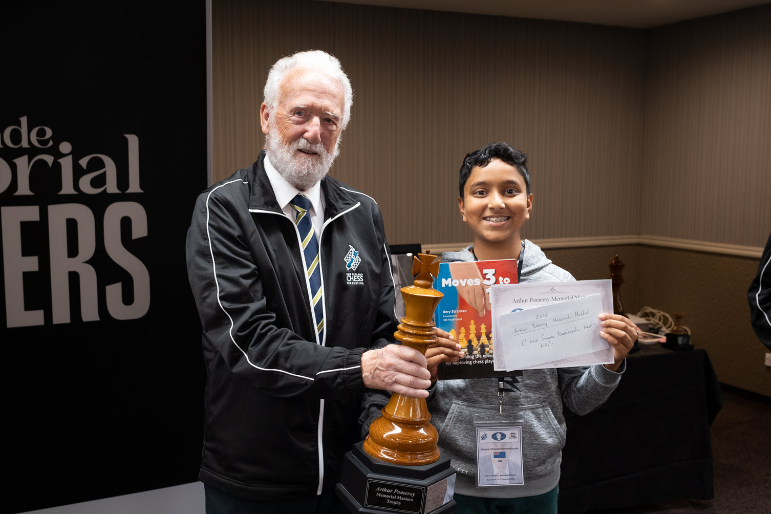 Srirama Nimmakayala - Winner of the Arthur Pomeroy Memorial Masters, 2026